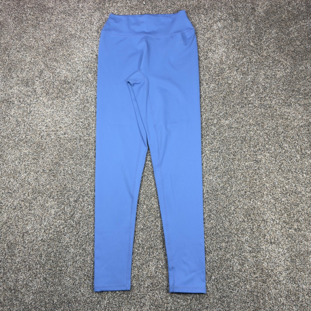AYBL Women‎ Blue Training Leggings High Waisted Gym Yoga Pants Size Medium